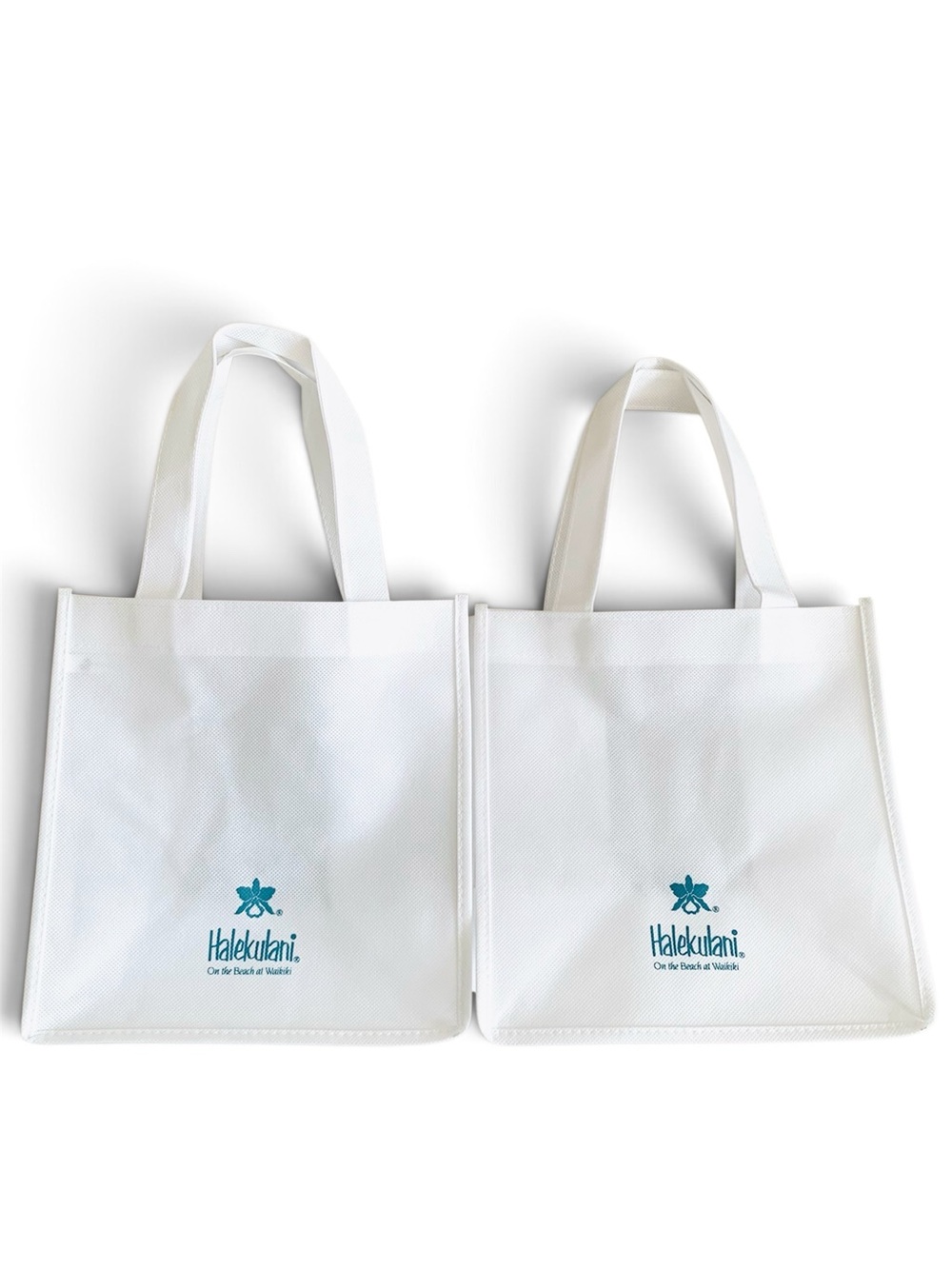 Halekulani Hotel Waikiki Hawaii Tote Bags 2-Pack Like New
